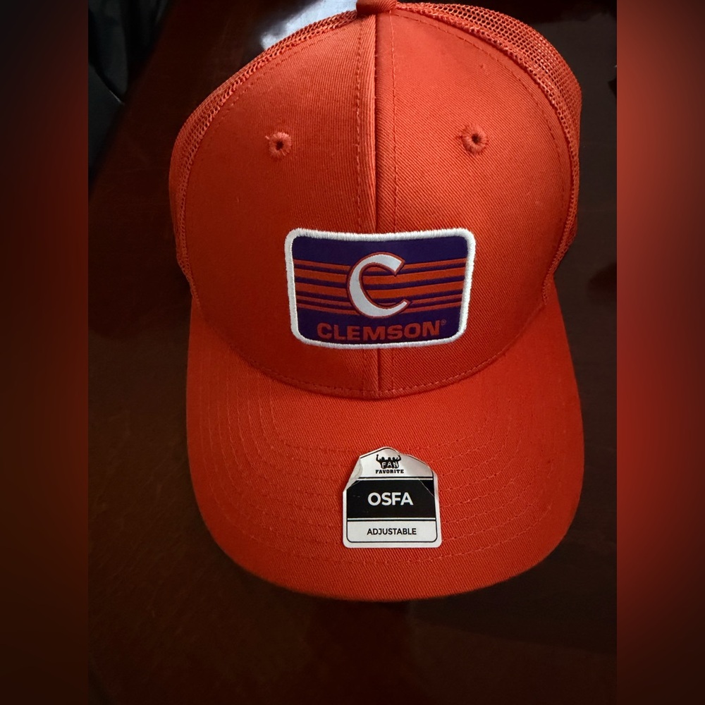 Clemson Orange Patch Trucker Hat